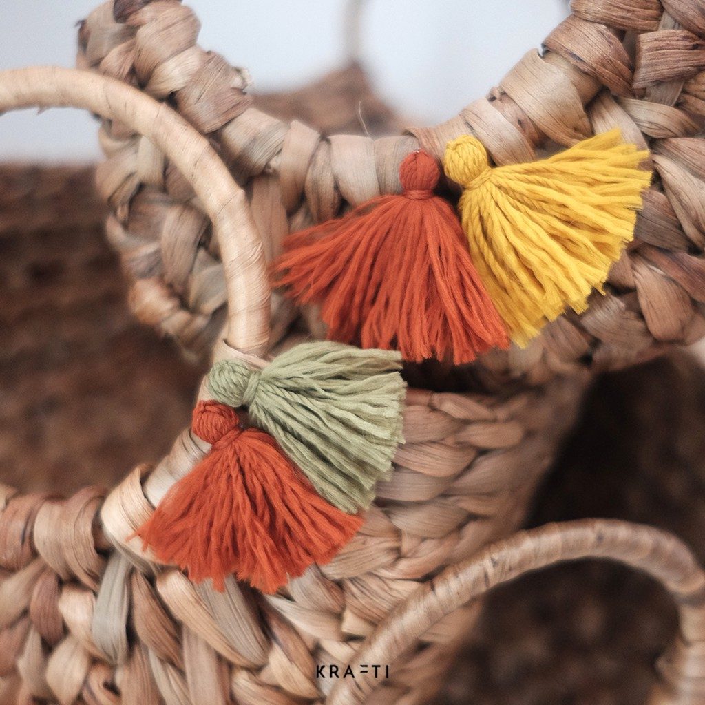 Keranjang Rotan / keranjang eceng / orginizer / Frida Basket / Keranjang Penyimpanan