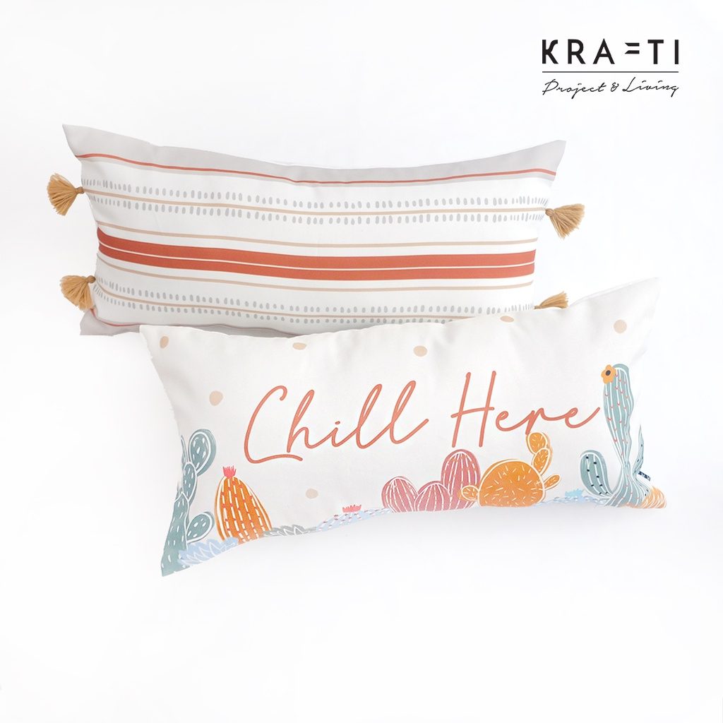 Bantal 30x60cm / Bantal Sofa / Marcia Stripes / Chill Here / Bantal