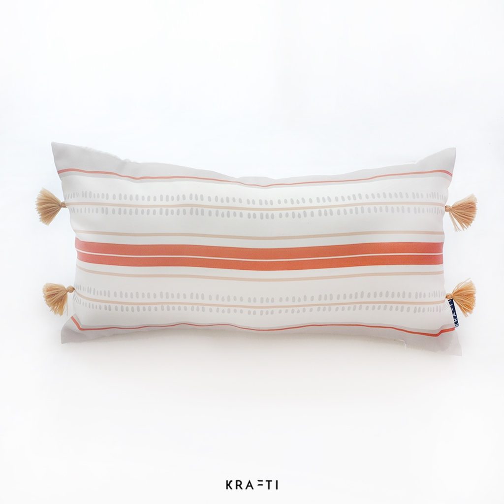 Bantal 30x60cm / Bantal Sofa / Marcia Stripes / Chill Here / Bantal
