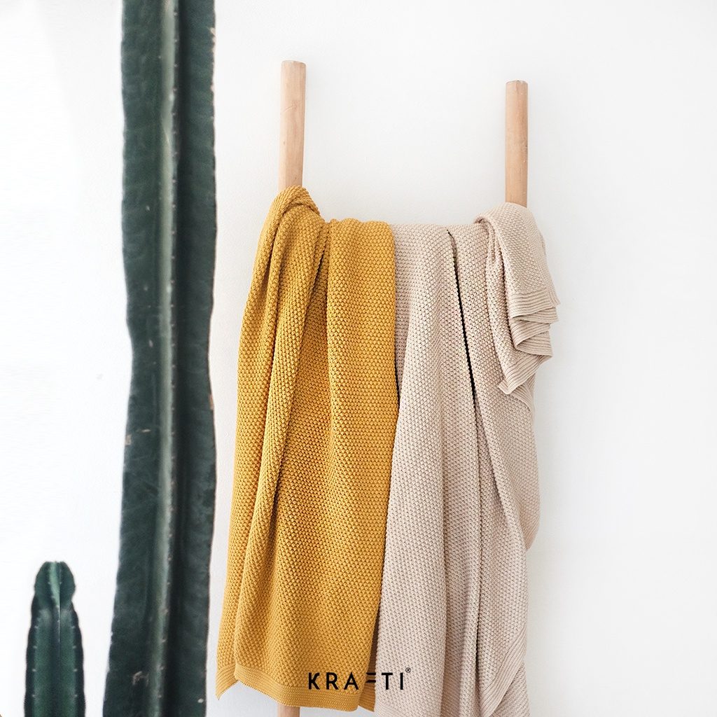 Selimut Rajut / Selimut Katun / Selimut Sofa / Selimut Dewasa / NADER