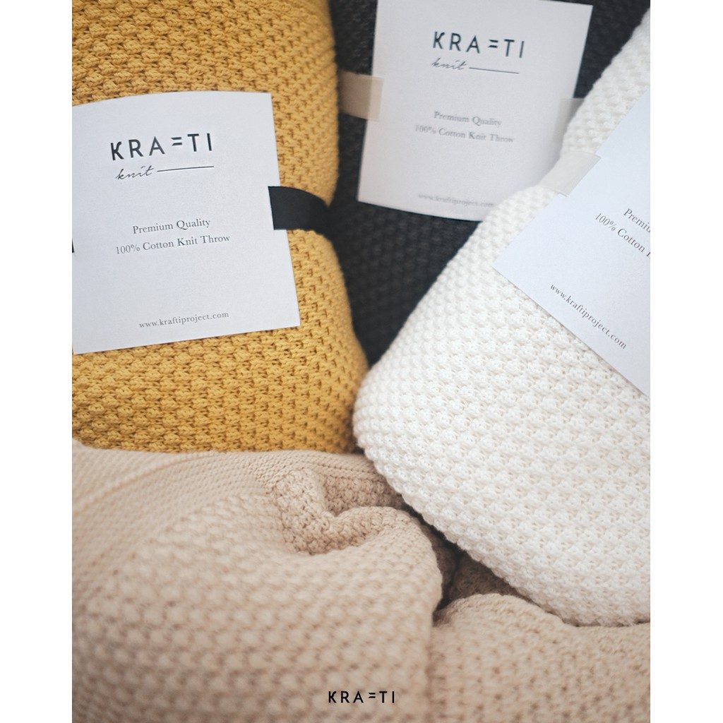 Selimut Rajut / Selimut Katun / Selimut Sofa / Selimut Dewasa / NADER