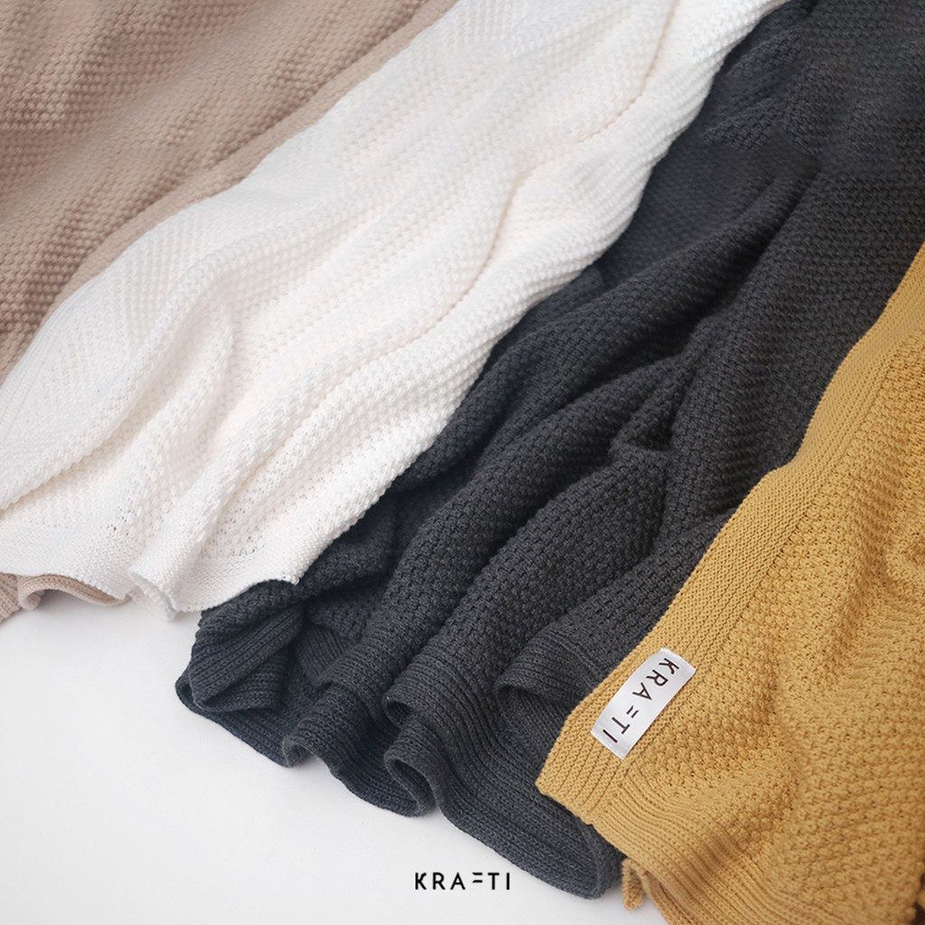 Selimut Rajut / Selimut Katun / Selimut Sofa / Selimut Dewasa / NADER