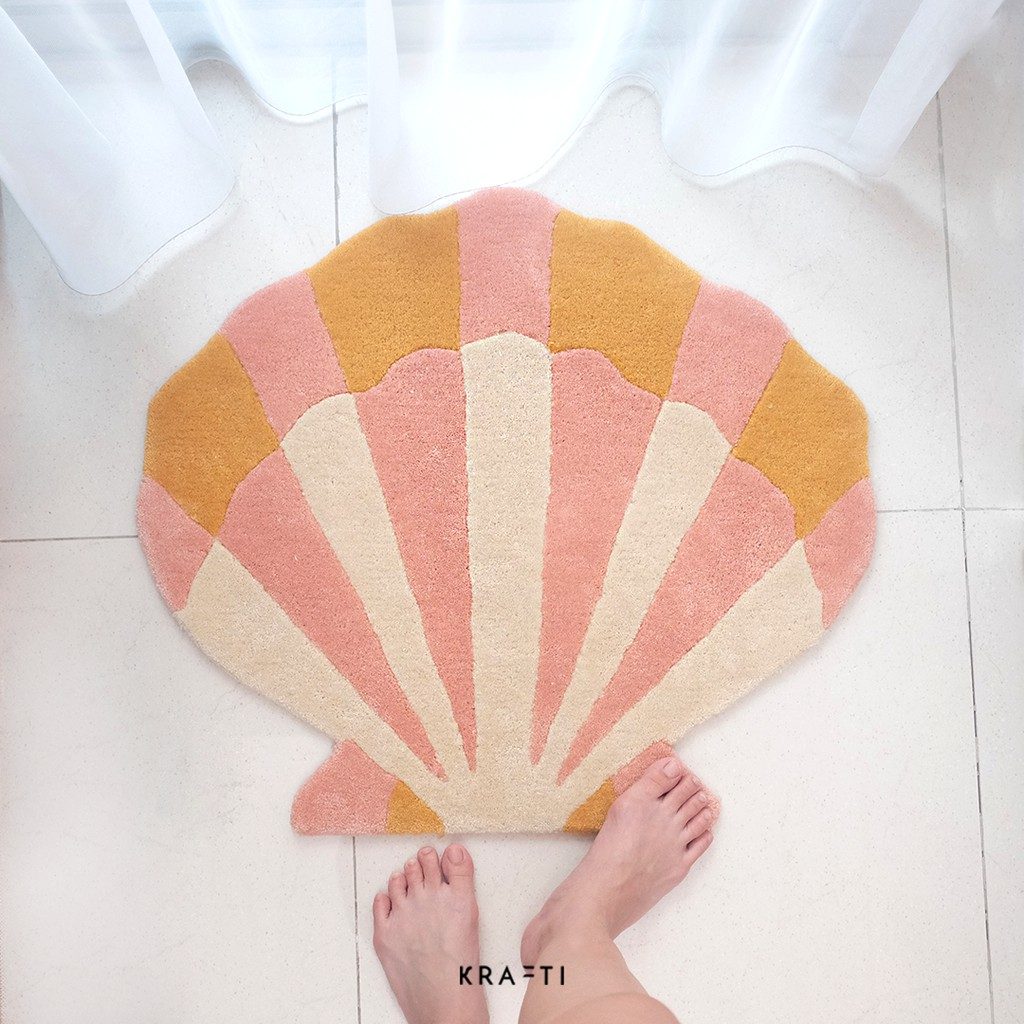 Karpet  / rugs / karpet kerang / karpet premium / shell rug / kerang