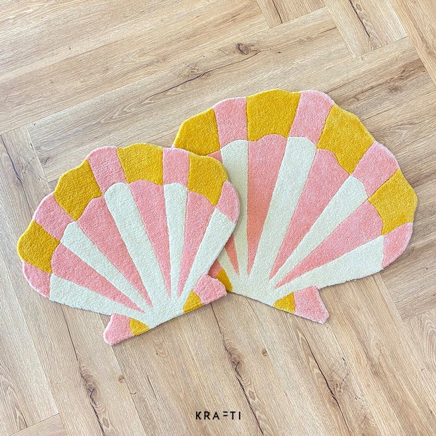 Karpet  / rugs / karpet kerang / karpet premium / shell rug / kerang