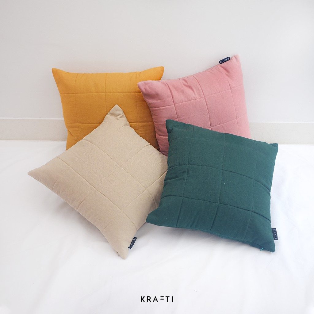 Bantal Sofa / Bantal Quilting /  Bantal 40x40 / Quilted Basic 40x40