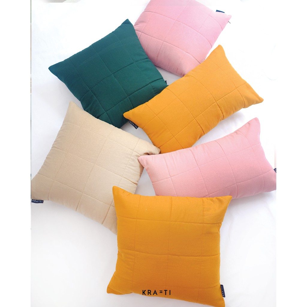 Bantal Sofa / Bantal Quilting /  Bantal 40x40 / Quilted Basic 40x40