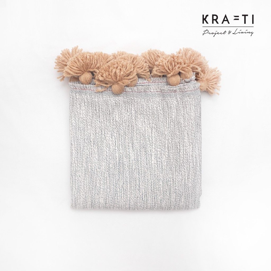 Selimut Sofa / Selimut Travelling / Selimut Tassel /Woven Textured Blanket