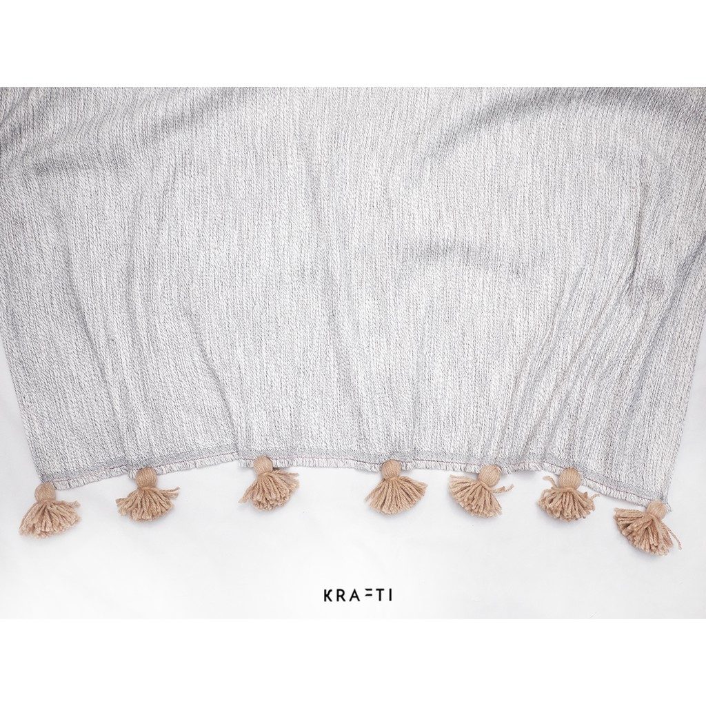 Selimut Sofa / Selimut Travelling / Selimut Tassel /Woven Textured Blanket