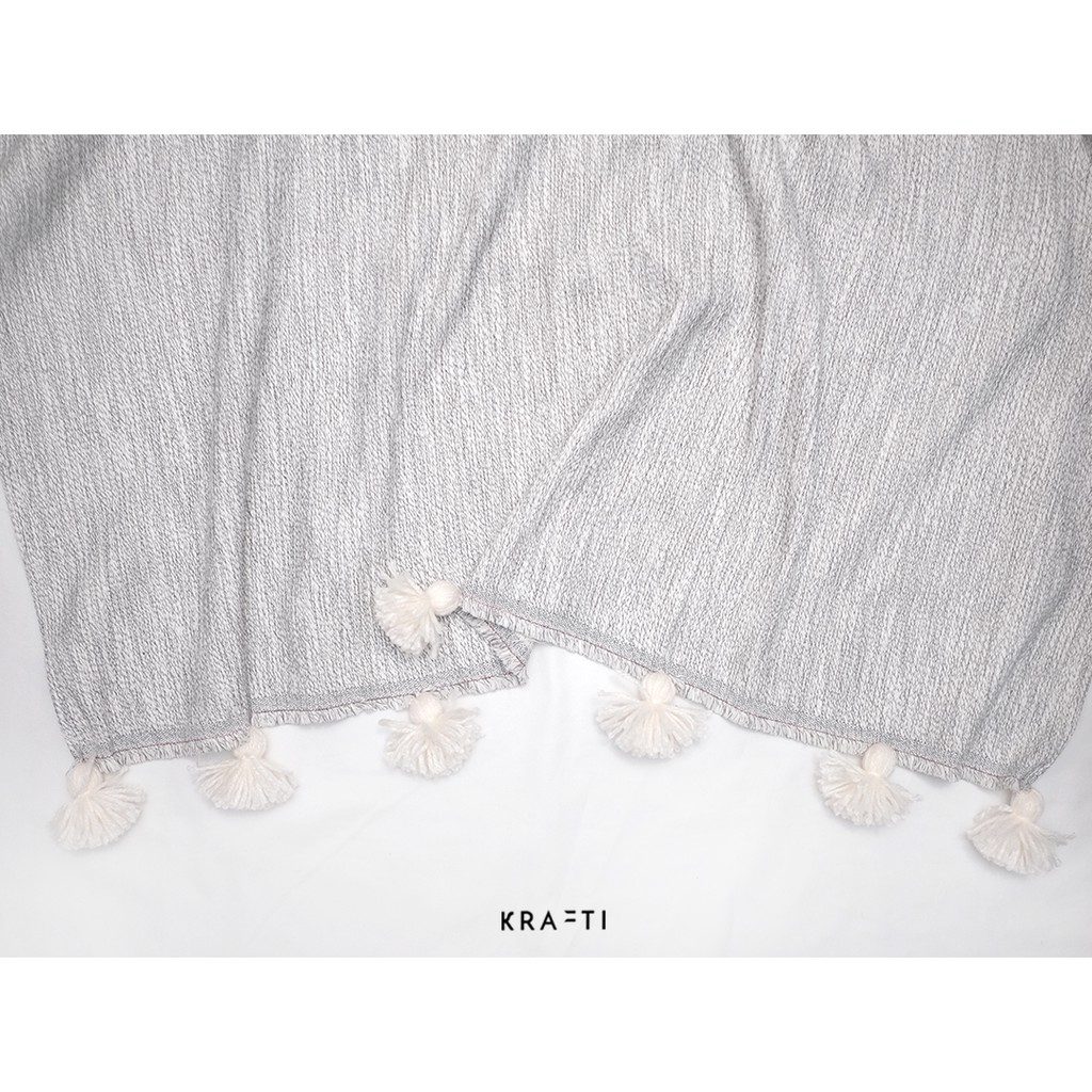 Selimut Sofa / Selimut Travelling / Selimut Tassel /Woven Textured Blanket