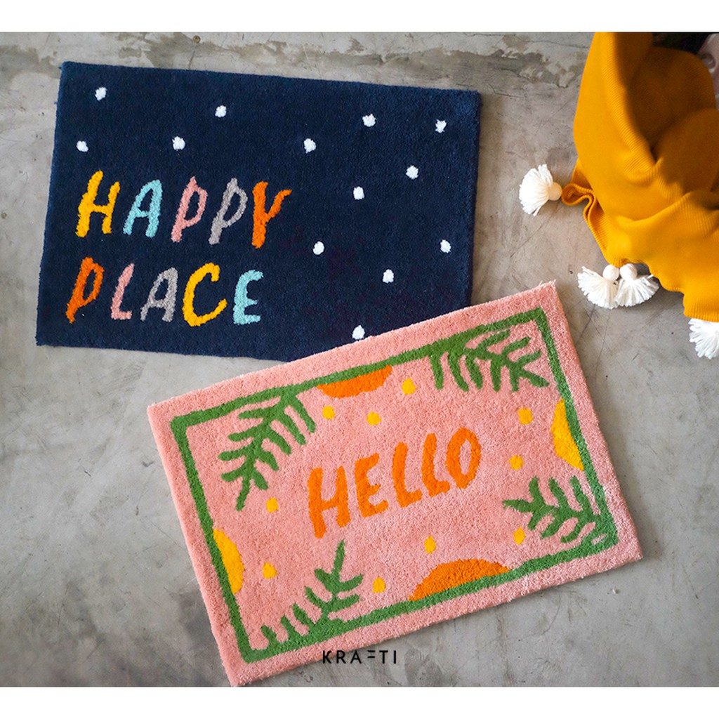 Happy Place ( keset kamar ) 40x60cm