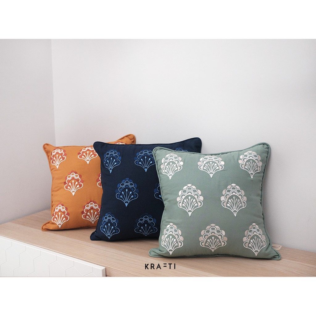Bantal Sofa / Bantal 40x40 / Sarung Bantal Sofa / ELENA  / Bantal Bordir