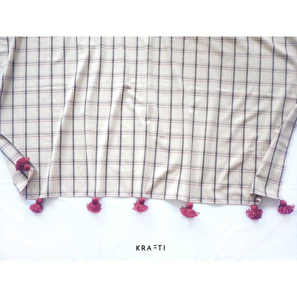 Selimut Sofa / Selimut Travelling Tartan Semi Wool
