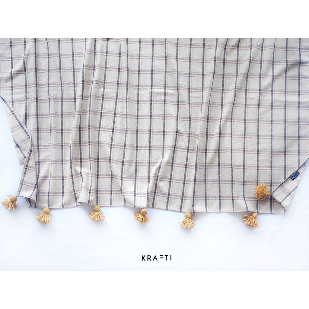 Selimut Sofa / Selimut Travelling Tartan Semi Wool