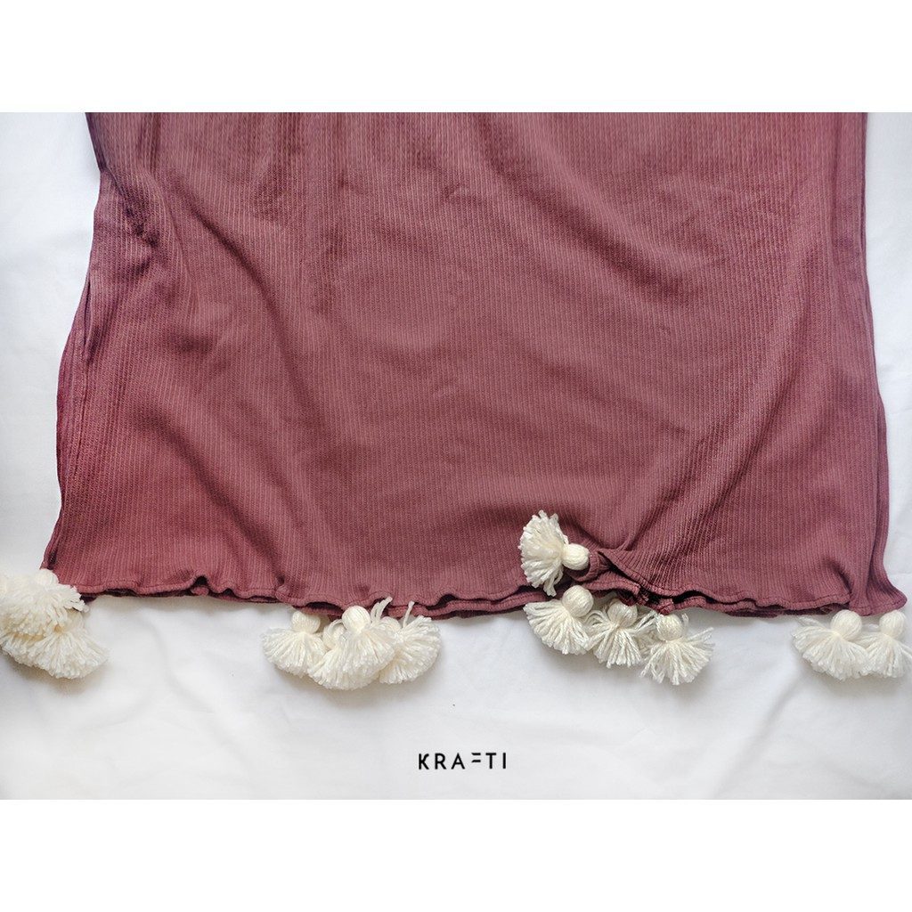 Selimut Sofa / Selimut Rajut Dusty Pink 150x180cm