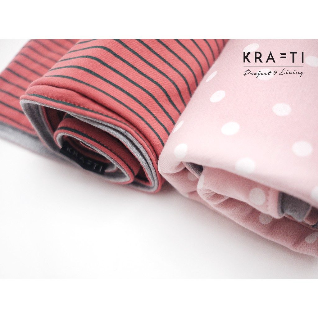 Selimut Bayi / Selimut Anak / Stripes & Polka / Baby Blanket 90x100cm