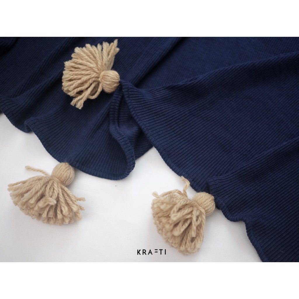 Selimut Sofa / Selimut / Selimut Travelling / Selimut Soft Navy Rib