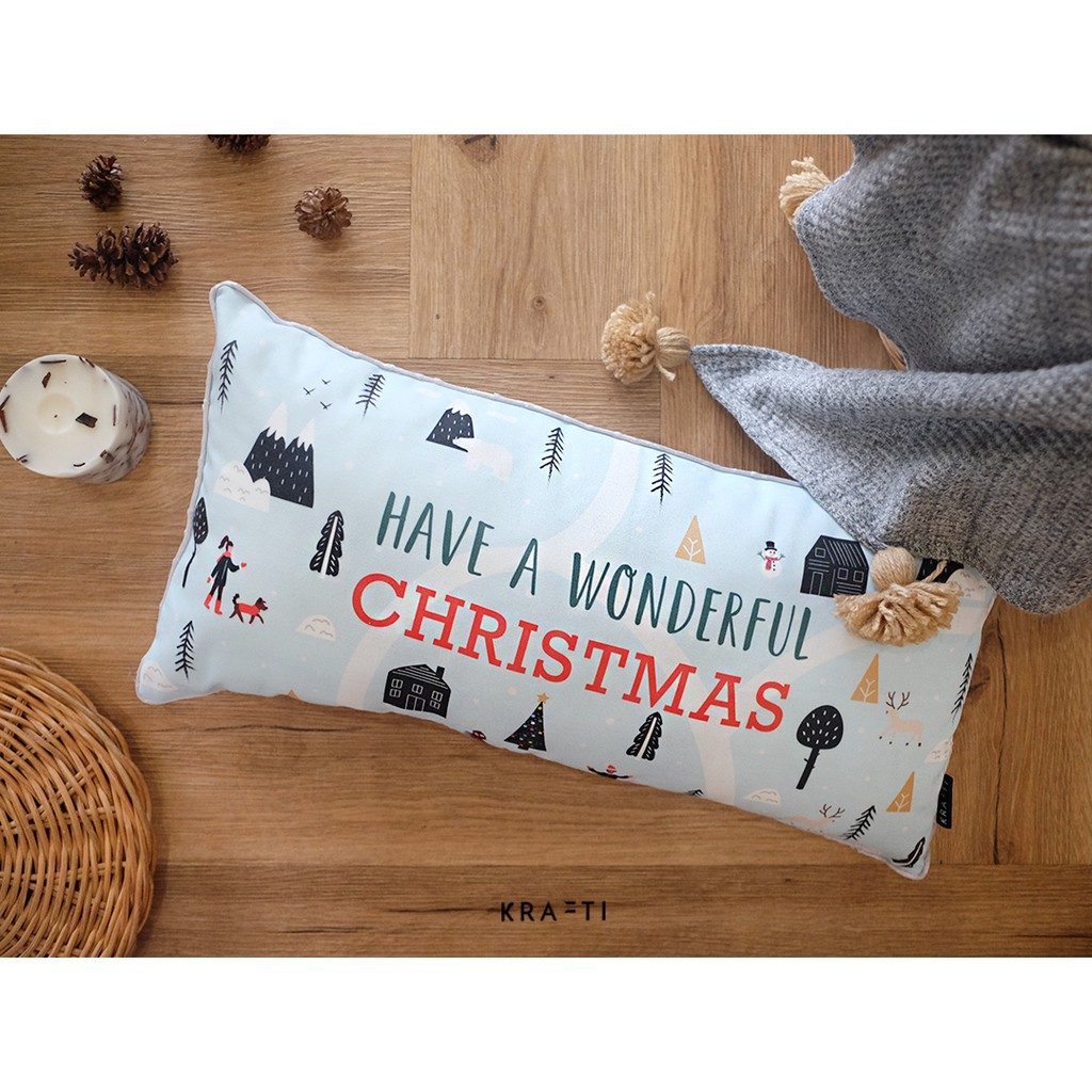 Bantal natal / bantal sofa / christmas hampers / bantal 30x60