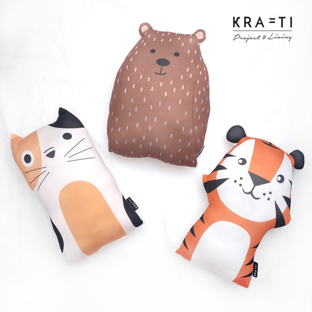 Bantal Boneka / Boneka Beruang / boneka tiger / boneka kucing / plushies
