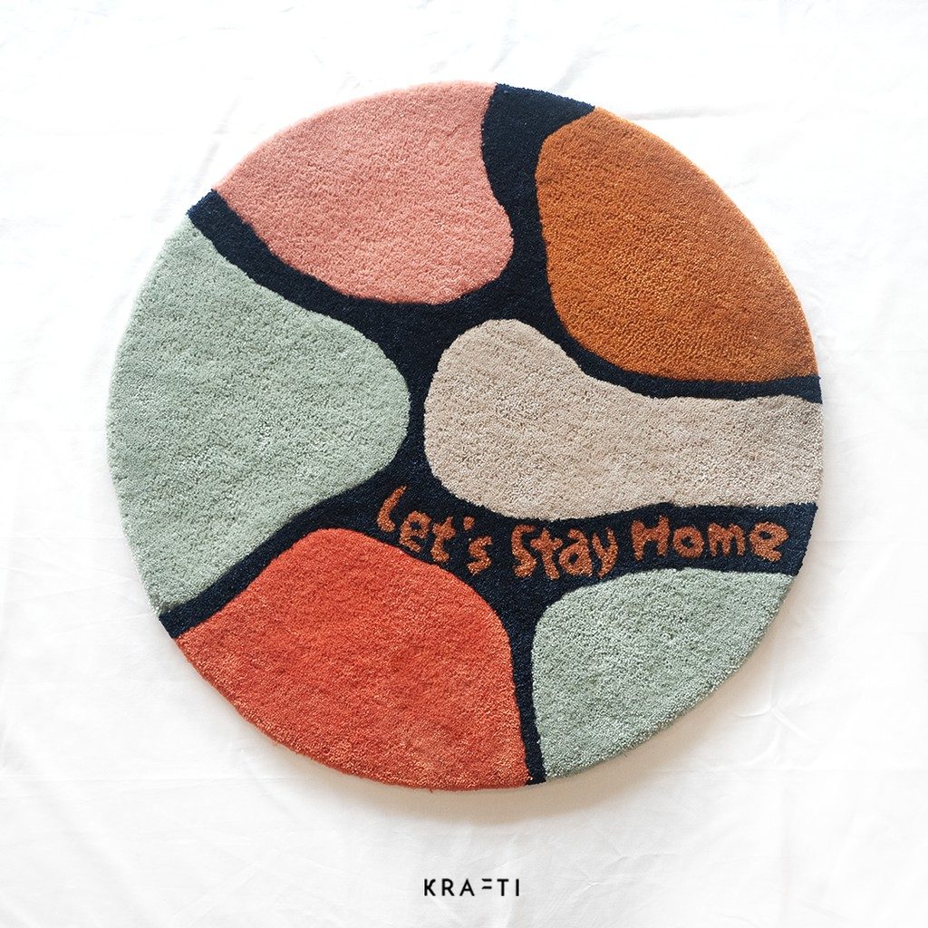 Karpet Kamar / karpet premium /  Let's Stay Home / rugs