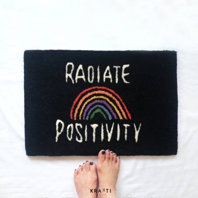 Keset Kamar Radiate Positivity Doormat 40x60