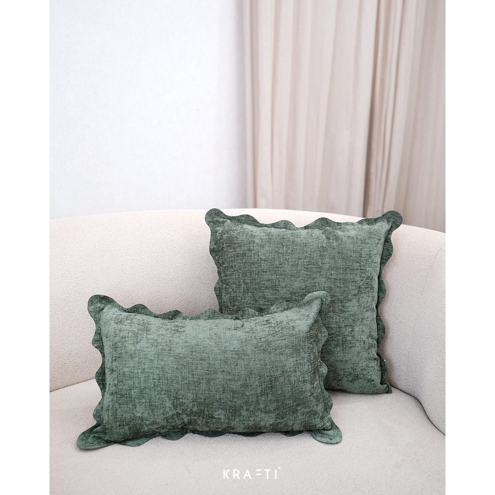 Scallop Pillow / Bantal Sofa / Bantal 30x50 cm / Bantal 45x45 / Sarung Bantal Sofa / Bantal Premium