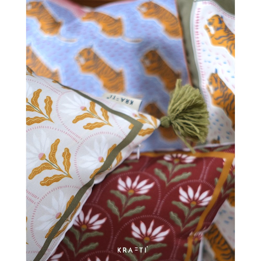 Seza Tiger Pillow / Bantal Sofa / Bantal 30x50 / Bantal 45x45 / Bantal Ruang Tamu / Bantal Villa / Bantal Stripes -/ Bantal Tiger / Bantal boho / Bantal Sofa Premium