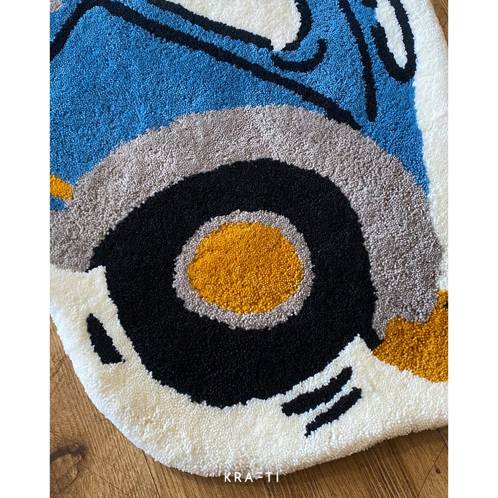 Krafti - Karpet BEETLE CAR/ Karpet Kamar / Karpet / Karpet premium / rug / Bus Rug / Kids Rug / Karpet Kamar Anak