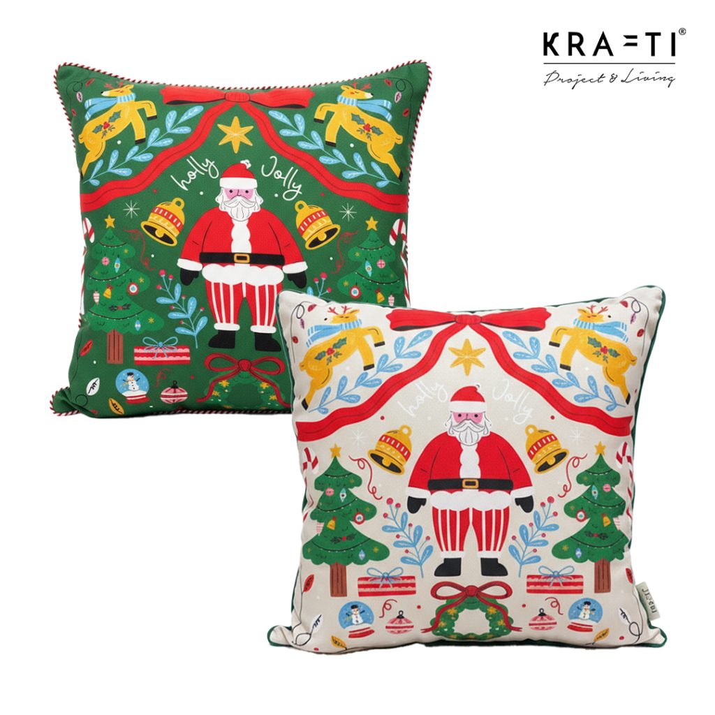 Christmas CLAUS Pillow Bantal Natal / Bantal Sofa / Bantal 40x40 / Hampers Natal / Kado Natal