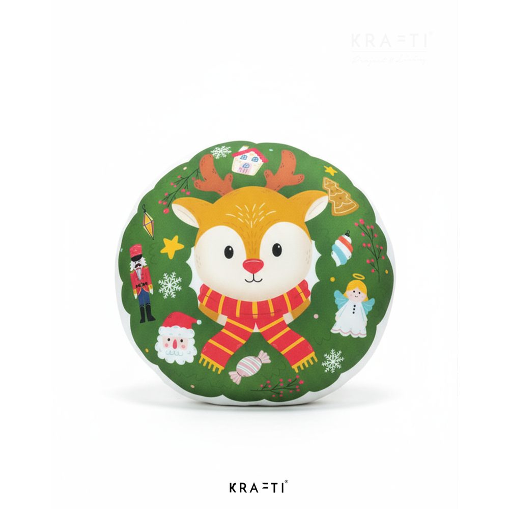 Bantal Natal / Bantal Boneka / Christmas Plushies / Boneka Anjing / Boneka Kucing / Boneka Rusa / Dekorasi Natal