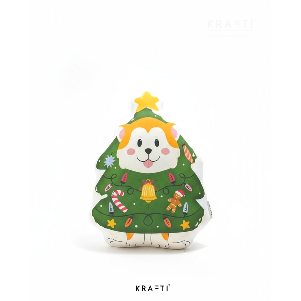 Bantal Natal / Bantal Boneka / Christmas Plushies / Boneka Anjing / Boneka Kucing / Boneka Rusa / Dekorasi Natal