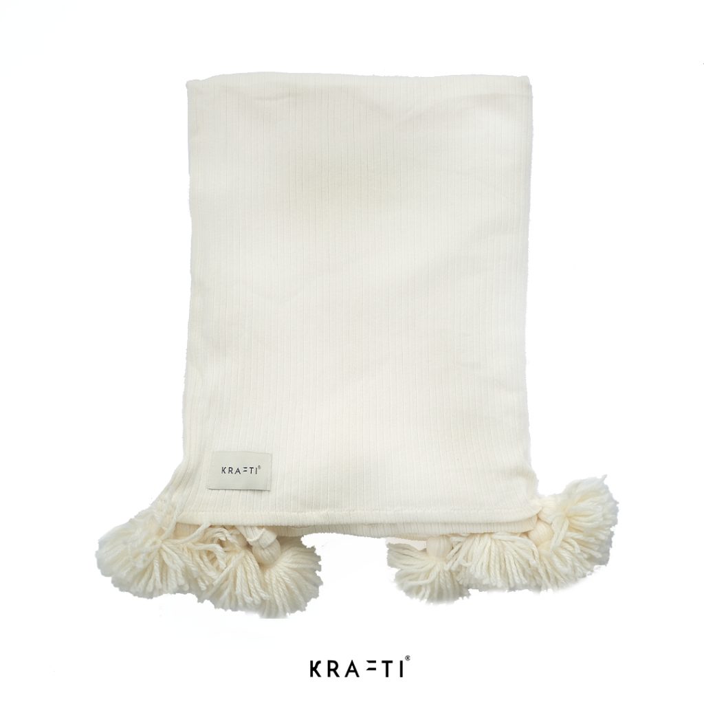 Rib Blanket / Selimut Sofa / Selimut Travelling / Selimut Katun / Selimut Rumbai
