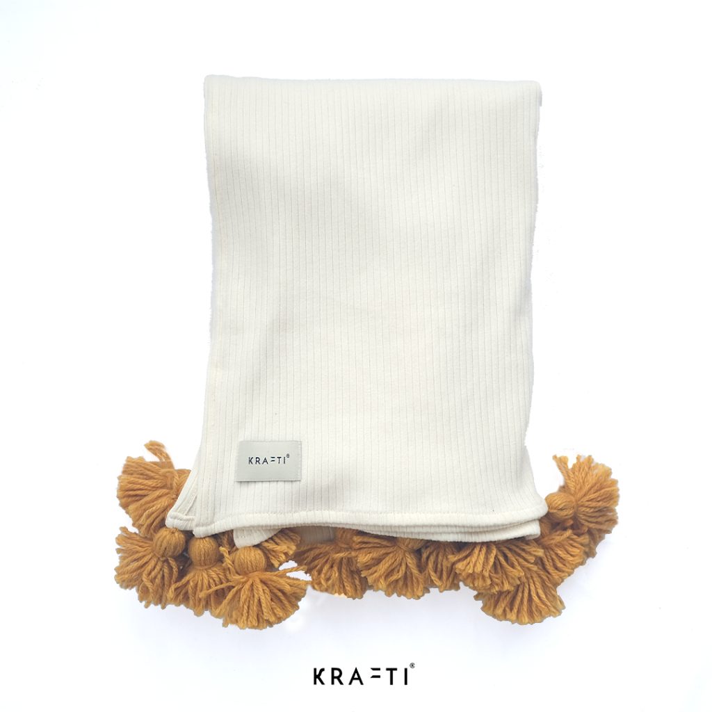 Rib Blanket / Selimut Sofa / Selimut Travelling / Selimut Katun / Selimut Rumbai