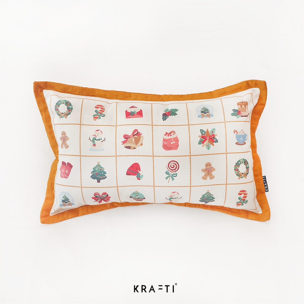 Christmas Carol Series / Bantal Natal / Bantal Sofa / Dekorasi Natal / Bantal 30x50 / Bantal 40x40 / Bantal 50x50