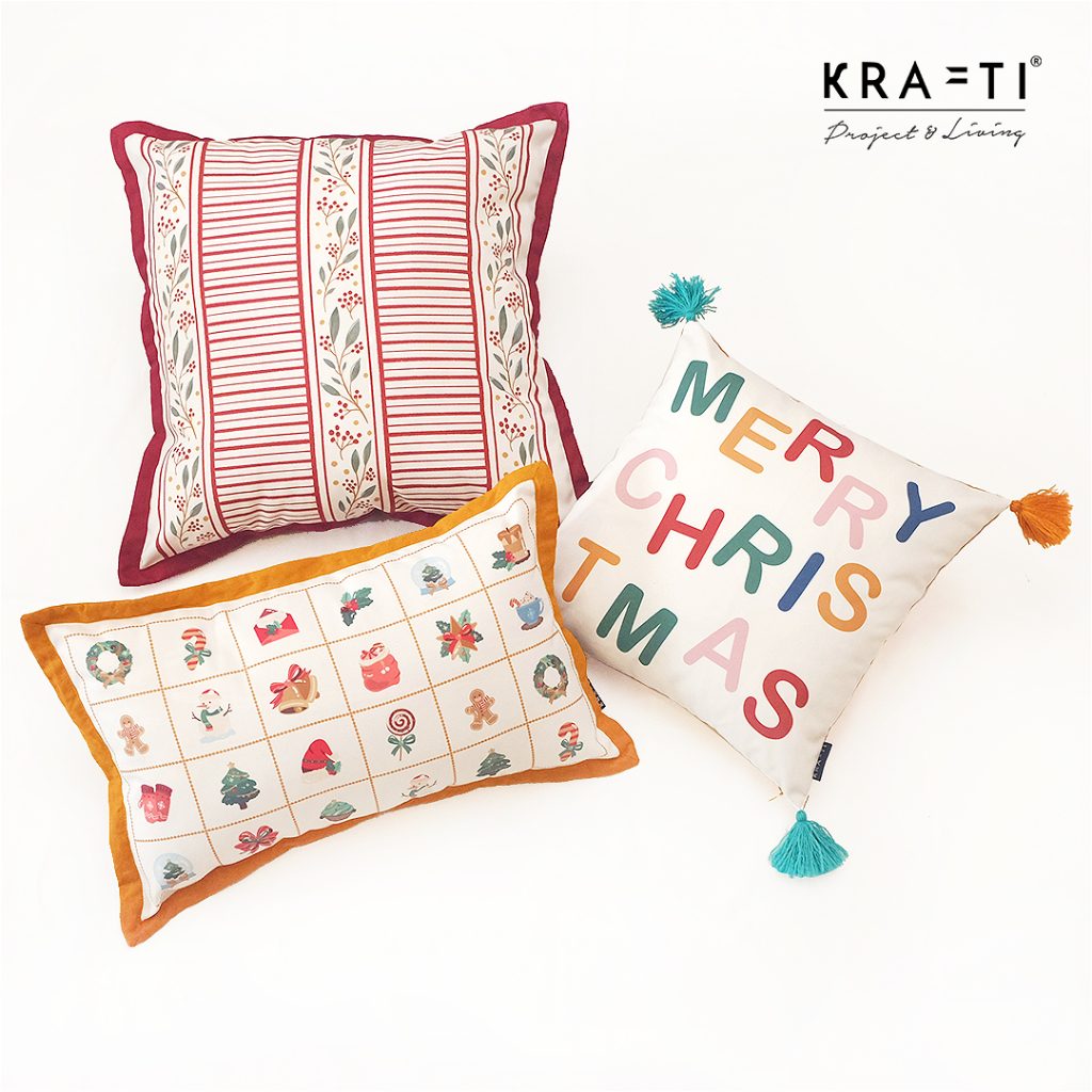 Christmas Carol Series / Bantal Natal / Bantal Sofa / Dekorasi Natal / Bantal 30x50 / Bantal 40x40 / Bantal 50x50