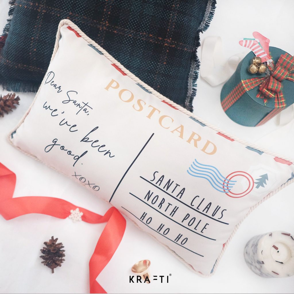 Krafti Project & Living  - Bantal Sofa /Bantal 45x45 / Bantal 30x50 / Bantal Sofa / Bantal Natal / Dekorasi Natal