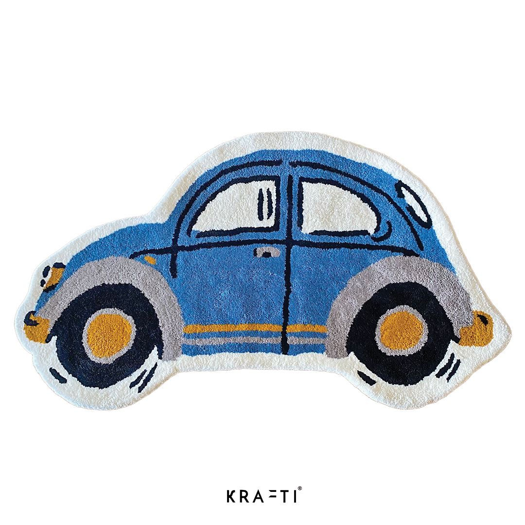 Beetle Car Mini Rug