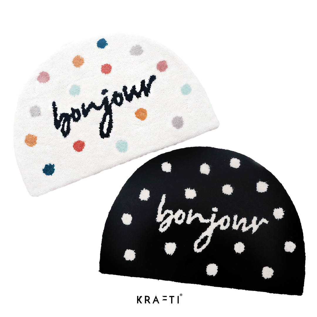 Bonjour Polka Door Mat 40x60cm