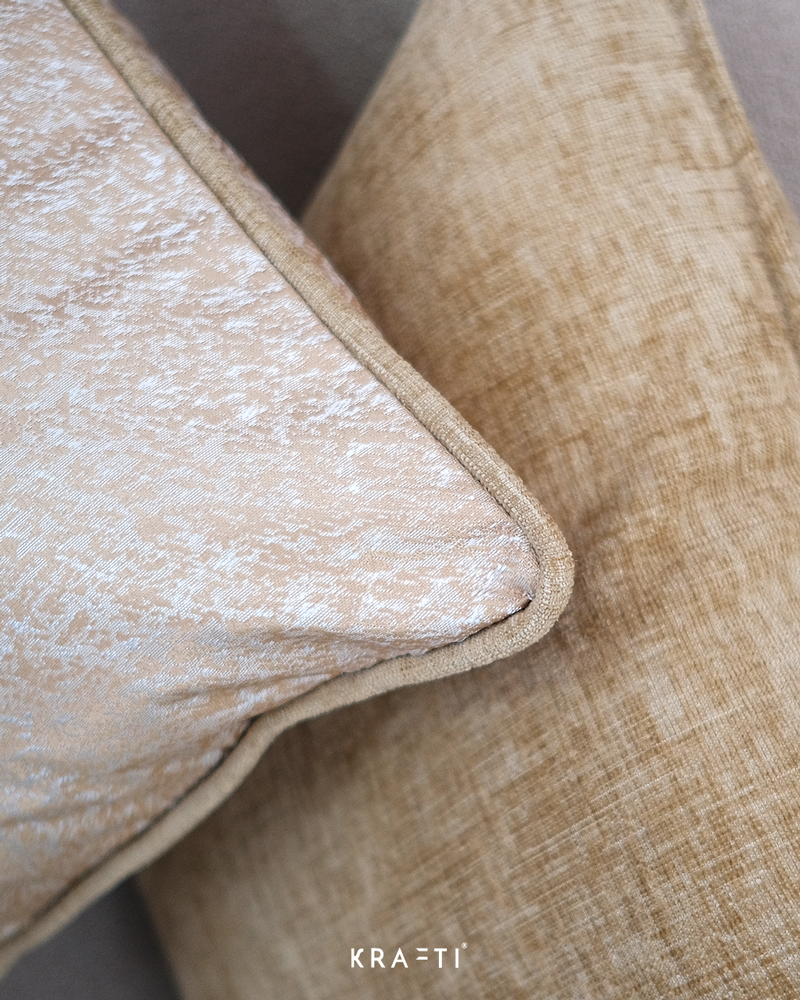 Wicker Gold Cushion