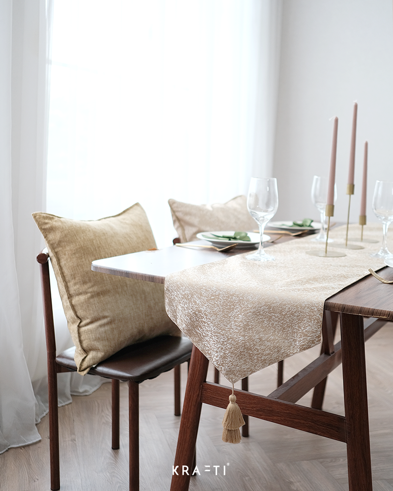 Wicker Gold Cushion