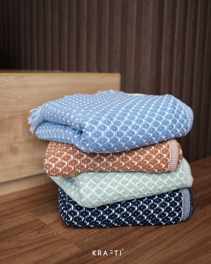 Joury Knitted Blanket