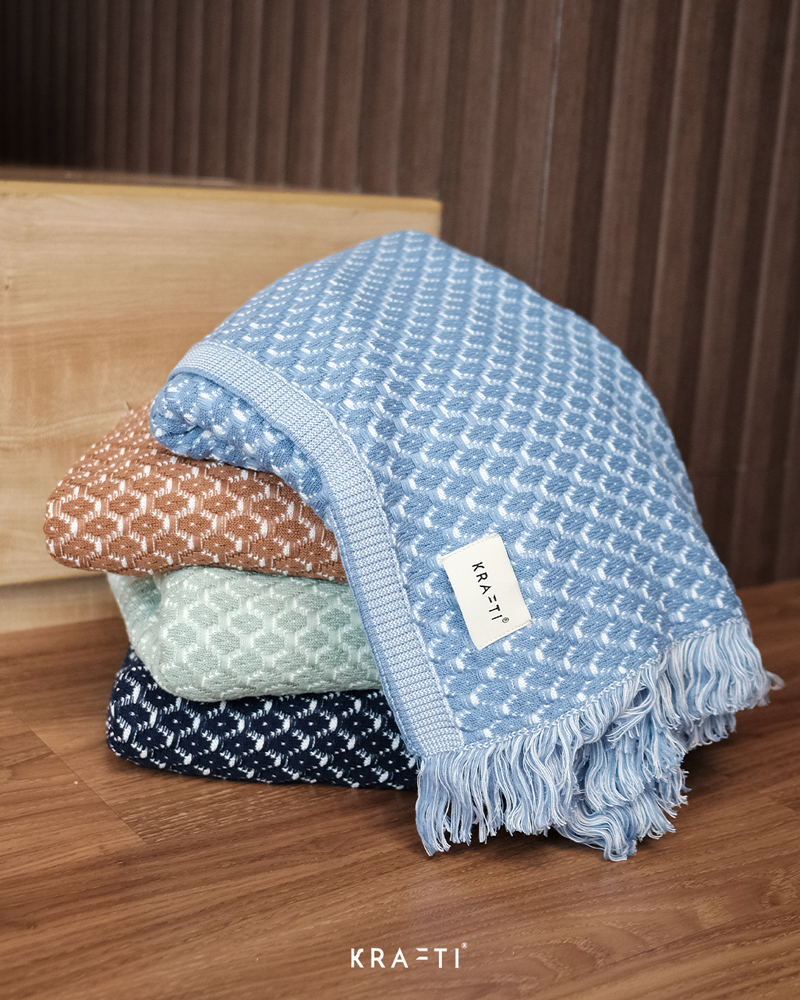 Joury Knitted Blanket