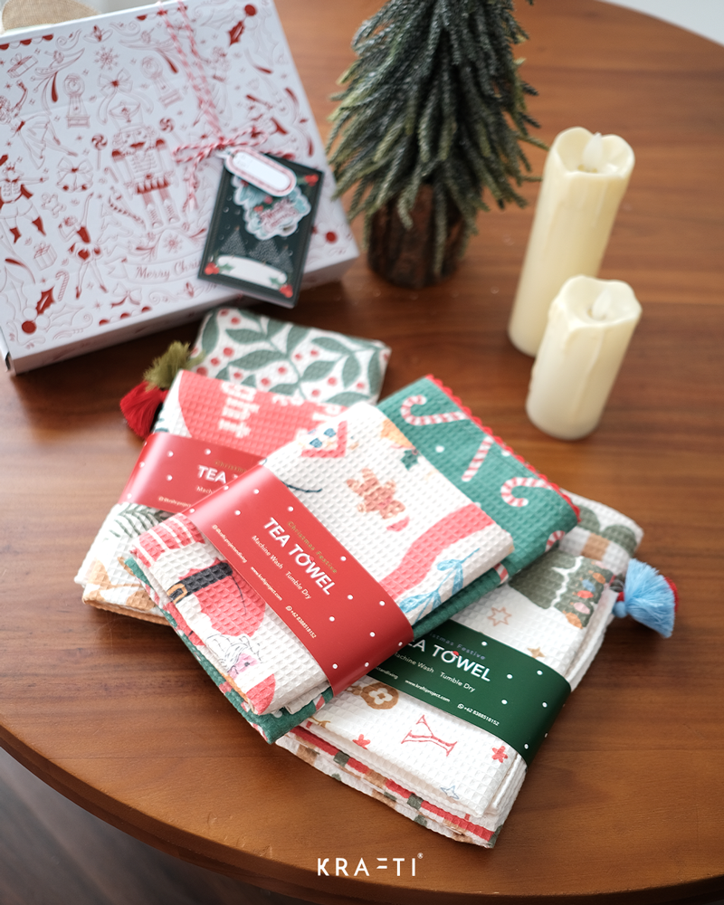 Claus Tea Towel