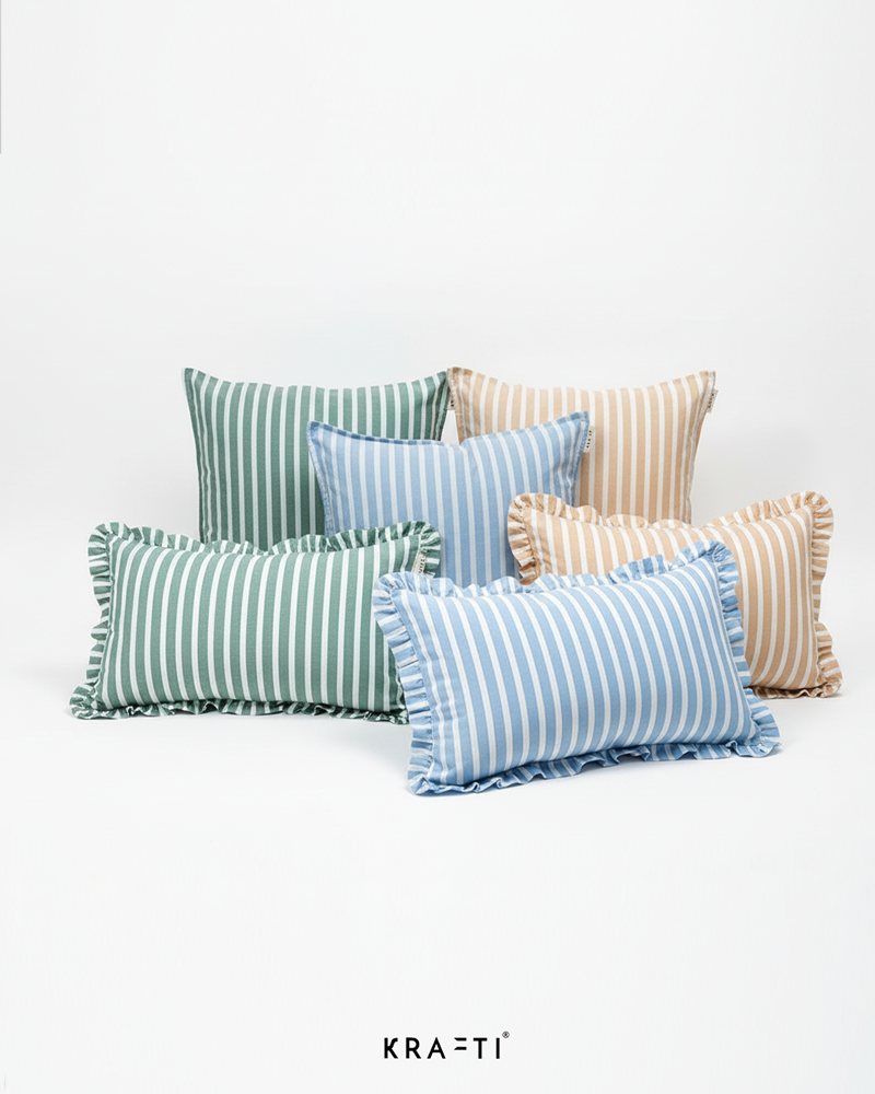 Summer Stripes Lumbar Cushions