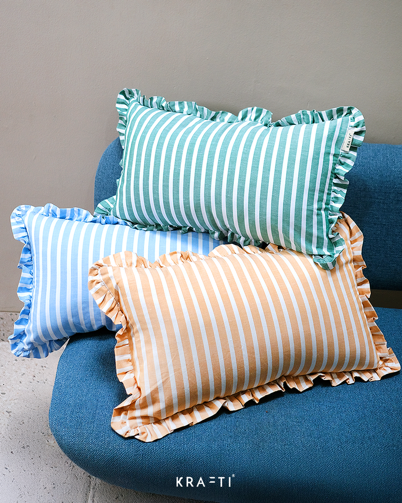 Summer Stripes Lumbar Cushions