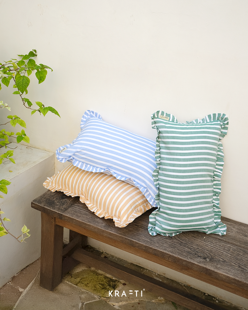 Summer Stripes Lumbar Cushions