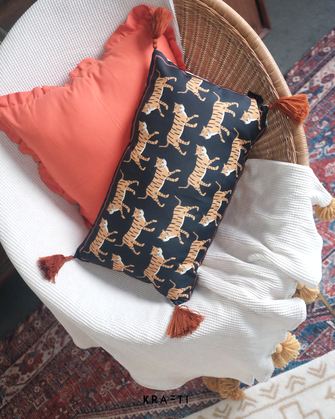Tiger Lumbar Cushion
